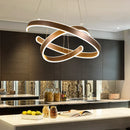 DecorBites™ Circle Rings Acrylic Aluminum LED Ceiling Lamp