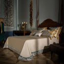 DecorBites™ 200S Egyptian Cotton Embroidery Bedding Set - Queen King Size Linens