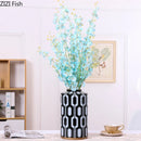 DecorBites™ Geometric Stripes Ceramic Vase Home Decor Storage Tank Living Room Table