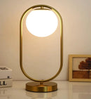 DecorBites™ Glass Ball LED Table Lamp for Stylish Bedroom Decor
