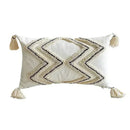DecorBites™ Geometric Tufted Tassel Cushion Cover 30x50cm/45x45cm