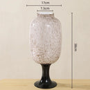 DecorBites™ Dot Texture Glass Vase for Stylish Home Decor