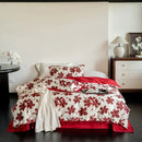 DecorBites™ 100S Egyptian Cotton Bedding Set Queen King Euro Size Sheets Duvet Pillowcase