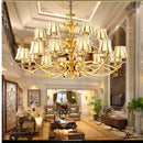 DecorBites™ Copper Villa Chandelier Retro Staircase Lighting Home Decor