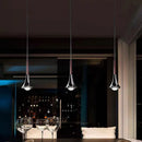 DecorBites™ LED Studio Rain Staircase Chandelier: Nordic Indoor Lighting, Creative Design for Bar Island