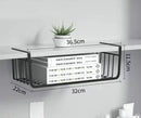 DecorBites™ Kitchen Organizer Shelf Desk Storage Rack Mesh Basket Wardrobe Holders