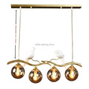 DecorBites™ Glass Pendant Lights for Living Room, Restaurant & Counter, LED Interior Decor Lamps