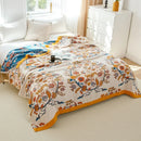 DecorBites™ Cotton Gauze Air-Conditioning Blanket - Luxury European Leisure Blanket