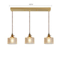 DecorBites™ Green Glass LED Pendant Lights for Indoor Lighting in Home, Living Room, Bar & Coffee