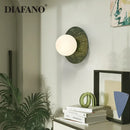 DecorBites™ Green Marble LED Wall Lamp for Luxury Living Room Decor