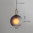 DecorBites™ Glass Ball LED Pendant Light - Modern Hanging Lights for Home, Restaurant, Cafe
