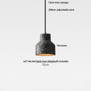 DecorBites™ Terrazzo Stone LED Pendant Lamp for Industrial Loft, Bar, Coffee, Living Room.