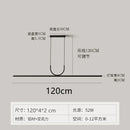 DecorBites™ Black LED Ceiling Chandelier: Modern Simple Kitchen Island Pendant Lamp for Home Decor