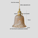 DecorBites™ Clear Glass LED Pendant Light: Modern Nordic Home Lighting Fixture