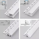 DecorBites™ LED Aluminum Profile Recessed Waist Line Channel for Backlighting Corners