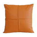 DecorBites™ Ivory Leather Pillow Cover 45x45cm for Home Decoration