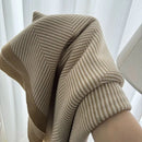 DecorBites™ Cozy Striped Blanket: Multi-Functional for Travel, Office, Car, Sofa & Airplane