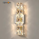 DecorBites™ Crystal Deluxe Wall Sconce for Living Room Bedroom Bedside Villa - Luxury Light