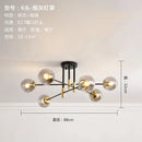 DecorBites™ Glass Ball LED Chandelier Ceiling Light for Living Room and Kitchen