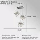 DecorBites™ Gold LED Ceiling Pendant Light Fixture for Home Decoration and Modern Living