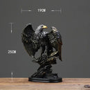Bronze Resin Eagle Collectible Decorative Eagle Statue Home Decor Office Decor Statue, Art Decor Ornament, Birthday Holiday Gift