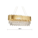 DecorBites™ Crystal Gold Chandeliers: Modern Luxury for Villa Living Room - Nordic Design