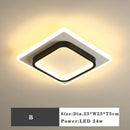 DecorBites™ LED Ceiling Lamp: Square Round Indoor Lighting, Bedroom, Entrance Hall, Neutral/Cool/Warm White