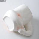 DecorBites™ Creative Pinch Belly Ceramic Cup Set for Dining Table Coffee Milk Tea Juice