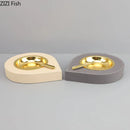 DecorBites™ Leather Desktop Ashtray: Stylish Smoking Accessory & Gift
