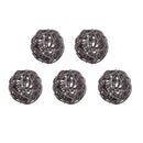 5Pcs 5cm Yellow Gray White Wicker DIY Rattan Ball Wedding Christening Baby Shower Wicker Balls Nursery Party Decoration