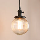 DecorBites™ Clear Glass Globe Pendant Lights E27 Hanglamp for Living Room Loft