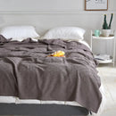 DecorBites™ Cotton Waffle Towel Quilt Single Blanket for Office & Picnics