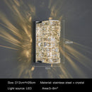 DecorBites™ Crystal Wall Sconce: High-Quality LED Wall Lamp for Bedroom, Living Room Decor