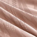 DecorBites™ Cotton Jacquard Duvet Cover Set for Queen Double Bed - High End & Cozy