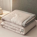 DecorBites™ Cooling Cotton Quilt with Washable Core for Single Bed in Dorm