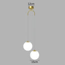 DecorBites™ Glass Ball LED Pendant Chandelier for Dining and Bedroom