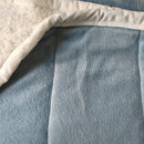 DecorBites™ Cozy Coral Fleece Double Blanket for Beds - Super Soft Plush Quilt
