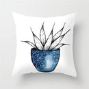 DecorBites™ Geometric Heart Round Cushion Cover for Home Decor