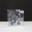 DecorBites™ Abstract Metal Ball Artworks in Transparent Acrylic Container Boxes