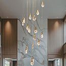 DecorBites™ Gourd Shaped Crystal Chandelier for Living Room & Restaurant