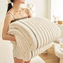 DecorBites™ Fluffy Rabbit Plush Warm Blanket for Bed, Soft & Cozy Autumn Winter Comfort