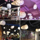 DecorBites™ Cloud Ceiling Chandelier Cotton Lampshade - Elegant Lighting for Home & Store