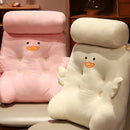 DecorBites™ Dumb Duck Square Back Cushion: Comfortable Support for Cervical Spine