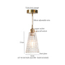 DecorBites™ Green Glass LED Pendant Light Fixture - Modern Nordic Hanging Lamp