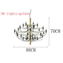 DecorBites™ LED Candle Chandelier: Elegant Italian Design Pendant Light for Home Decor