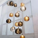 DecorBites™ Crystal LED Chandelier: Stylish Home Lighting for Living Room, Staircase & More