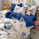 DecorBites™ Cloud Cotton Printed Bedding Sets | Super Soft Quilt Set for School Home Twin King