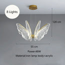 DecorBites™ Butterfly LED Chandelier for Bedroom and Dining Room Lighting
