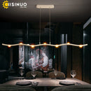 DecorBites™ LED Wave Pendant Light for Office Dining Living Room Decor