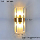Modern gold oval crystal chandelier led dining room light